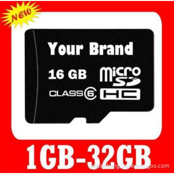 Free Adapter Full Capacity Class 6 16GB SDHC Card (C-72)